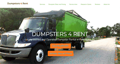 Desktop Screenshot of dumpsters4rent.net